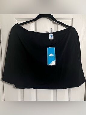 Swimsuits For All Aquabelle Black Skirt & Brief Plus Size 18 XL New Tags